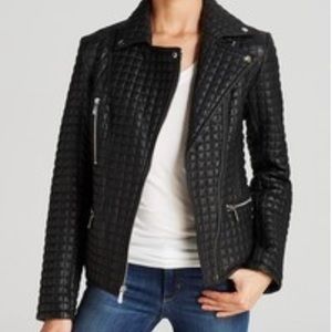 Dl2 By Marley Quilted Leather Moto Jacket